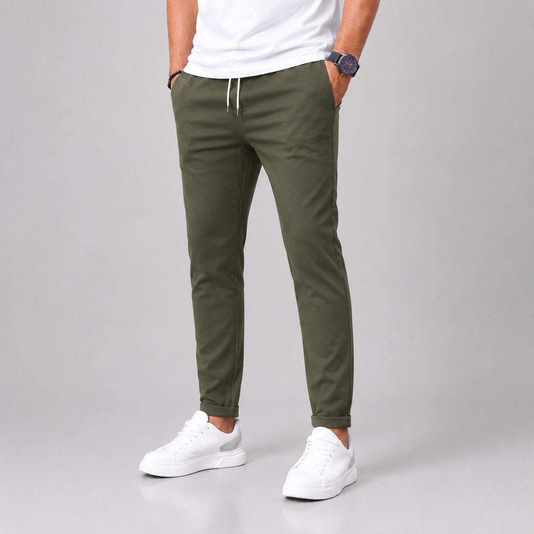 Nico | Men's Slim-Fit Pants with Drawstring