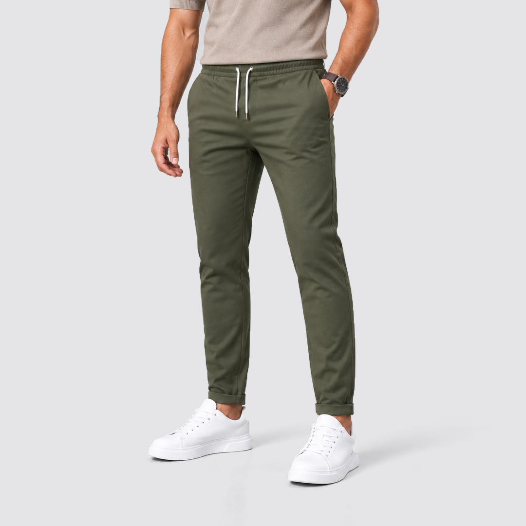 Nico | Men's Slim-Fit Pants with Drawstring