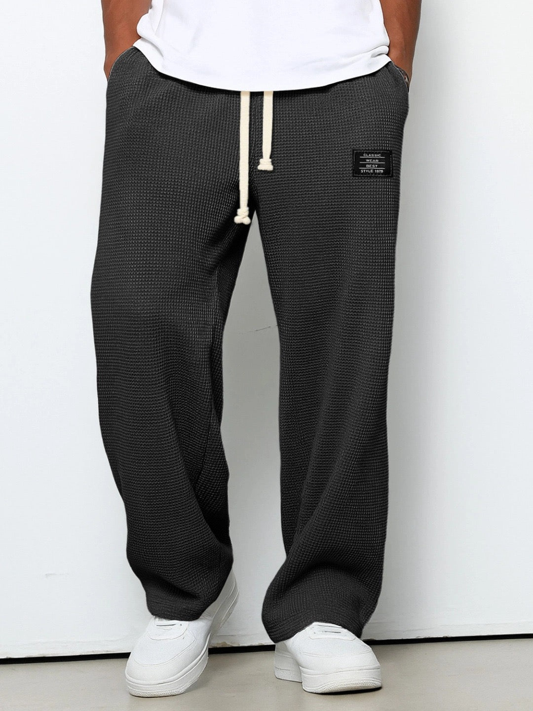 Nico | Herren Weite Hose mit Kordelzug