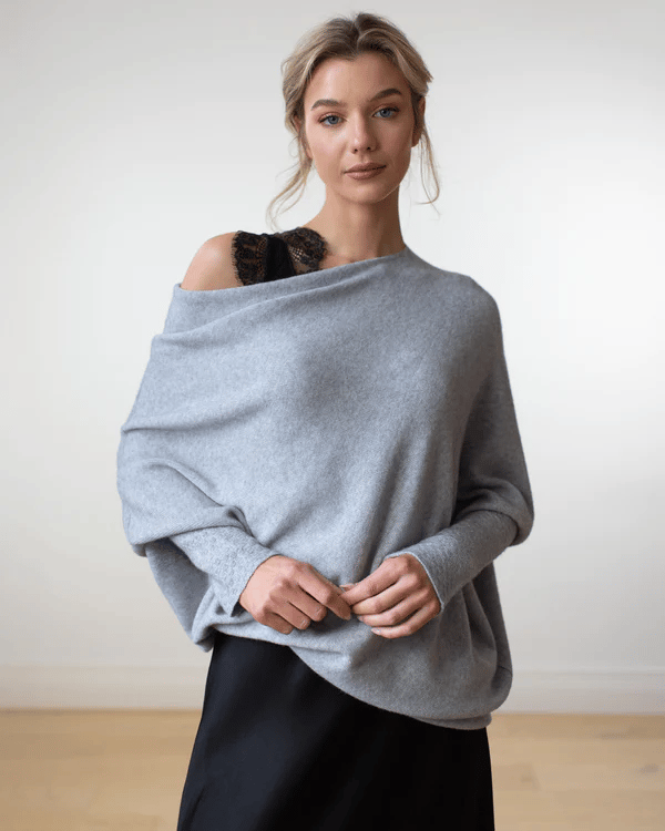 Nina | Pull oversize asymétrique pour femme