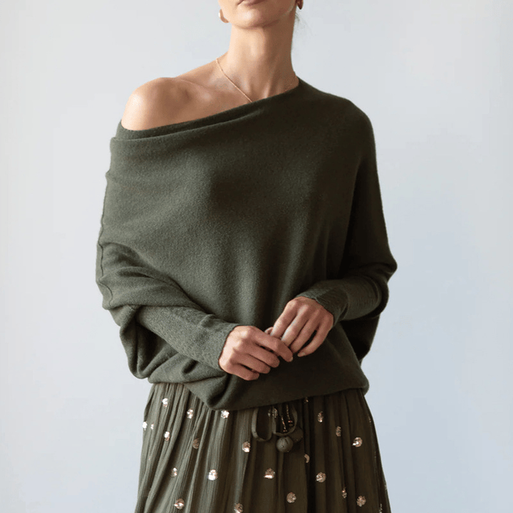 Nina | Pull oversize asymétrique pour femme