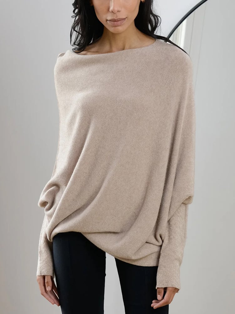 Nina | Pull oversize asymétrique pour femme