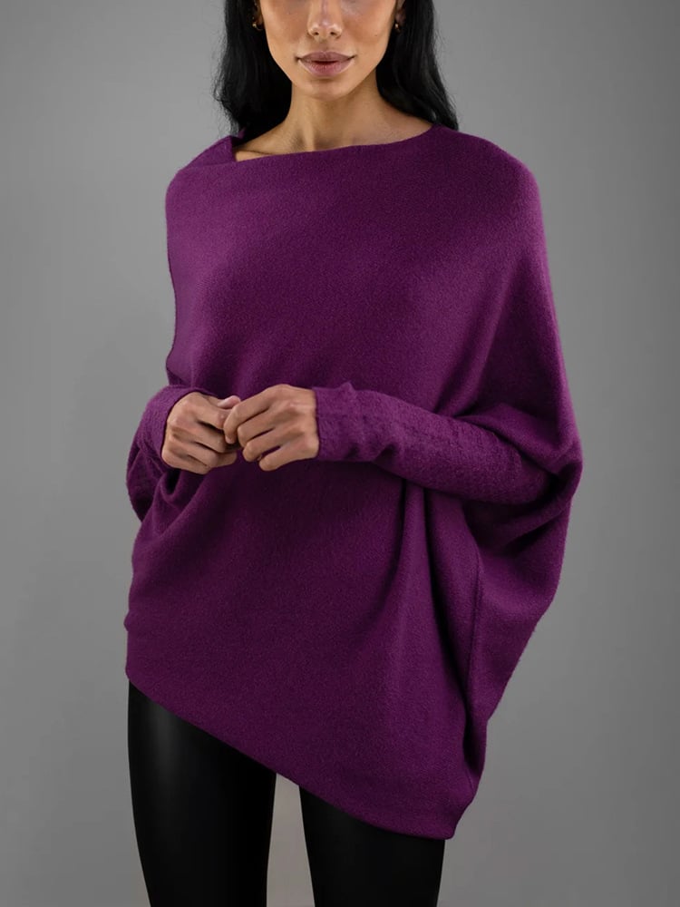 Nina | Pull oversize asymétrique pour femme