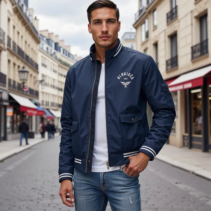 Noah | Herren Bomberjacke mit Reissverschluss