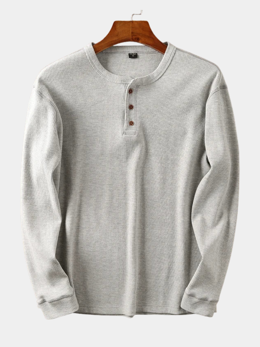 Noah | Herren Henley Langarmshirt