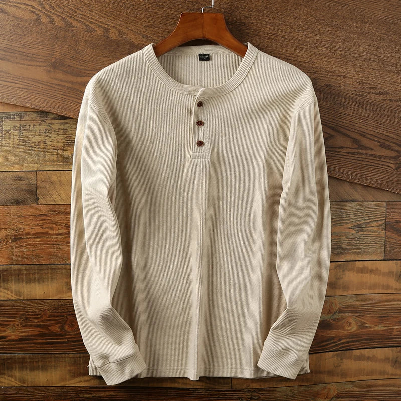 Noah | Herren Henley Langarmshirt