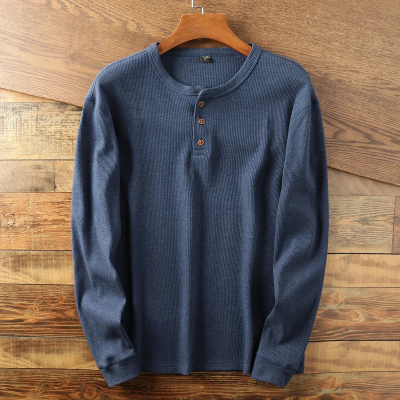 Noah | Herren Henley Langarmshirt