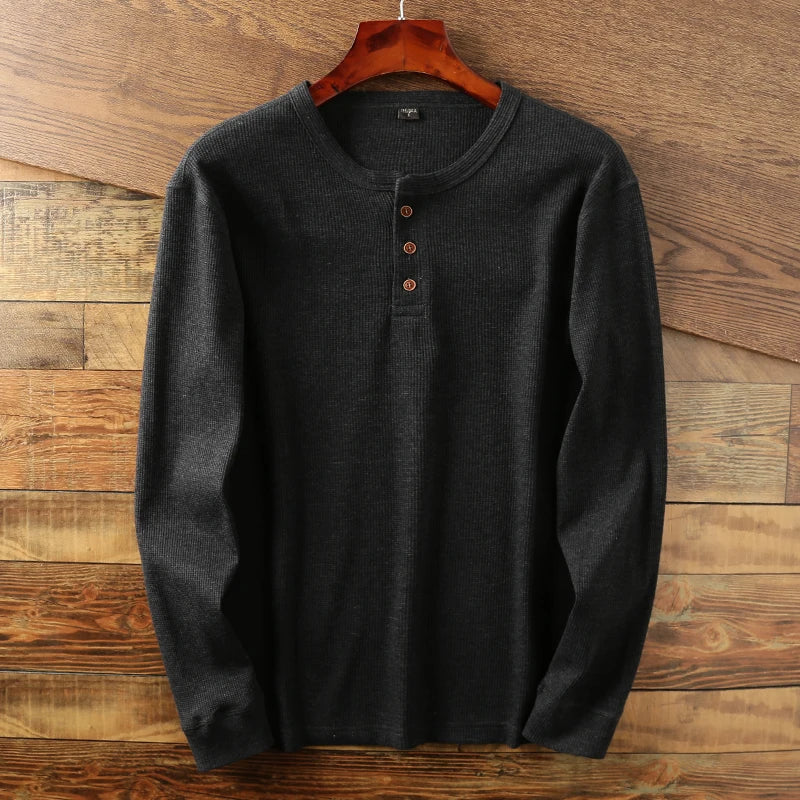 Noah | Herren Henley Langarmshirt