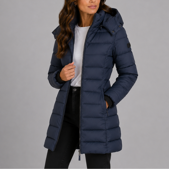 Noemi | Damen Gesteppte Pufferjacke mit Kapuze
