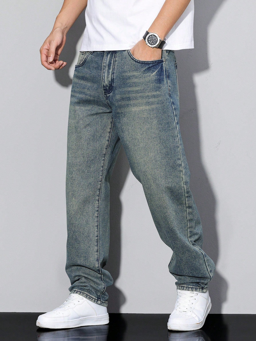 Robert | Jean à jambe droite pour homme