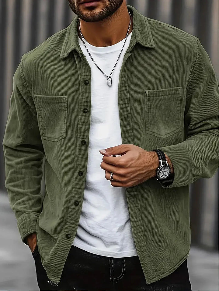 Samuel | Men's Corduroy Overshirt