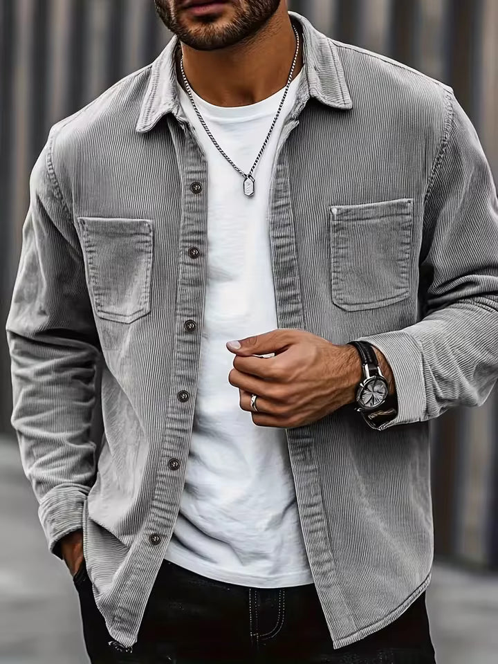Samuel | Men's Corduroy Overshirt