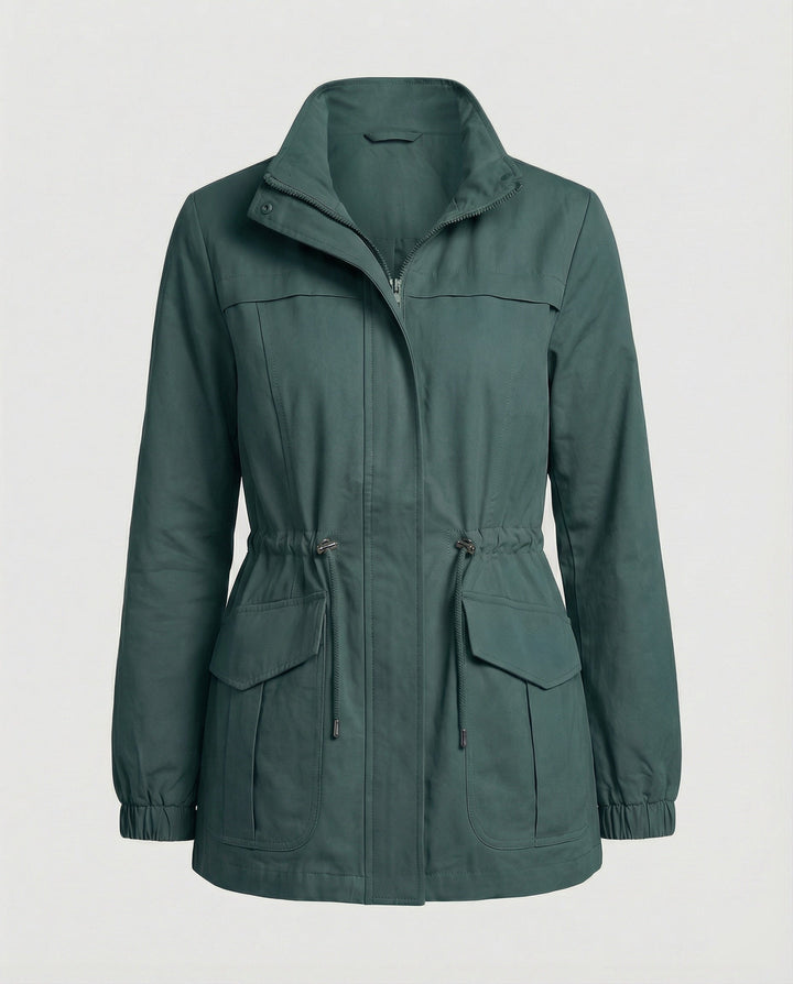 Sarah | Damen Utility Jacke mit Kordelzug