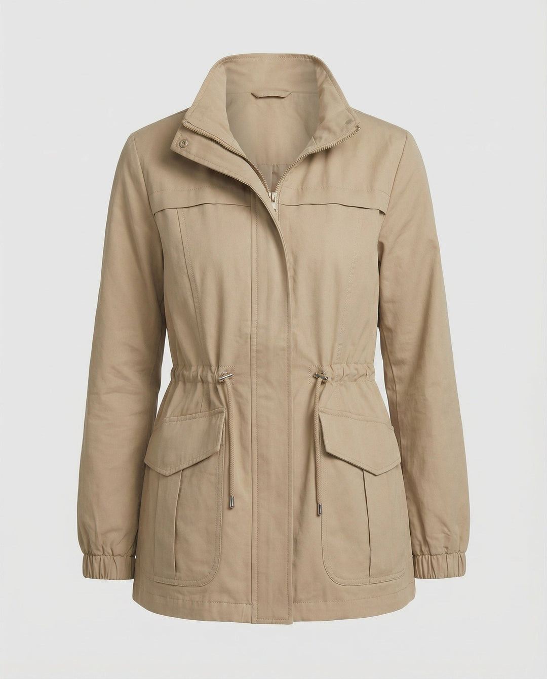 Sarah | Damen Utility Jacke mit Kordelzug