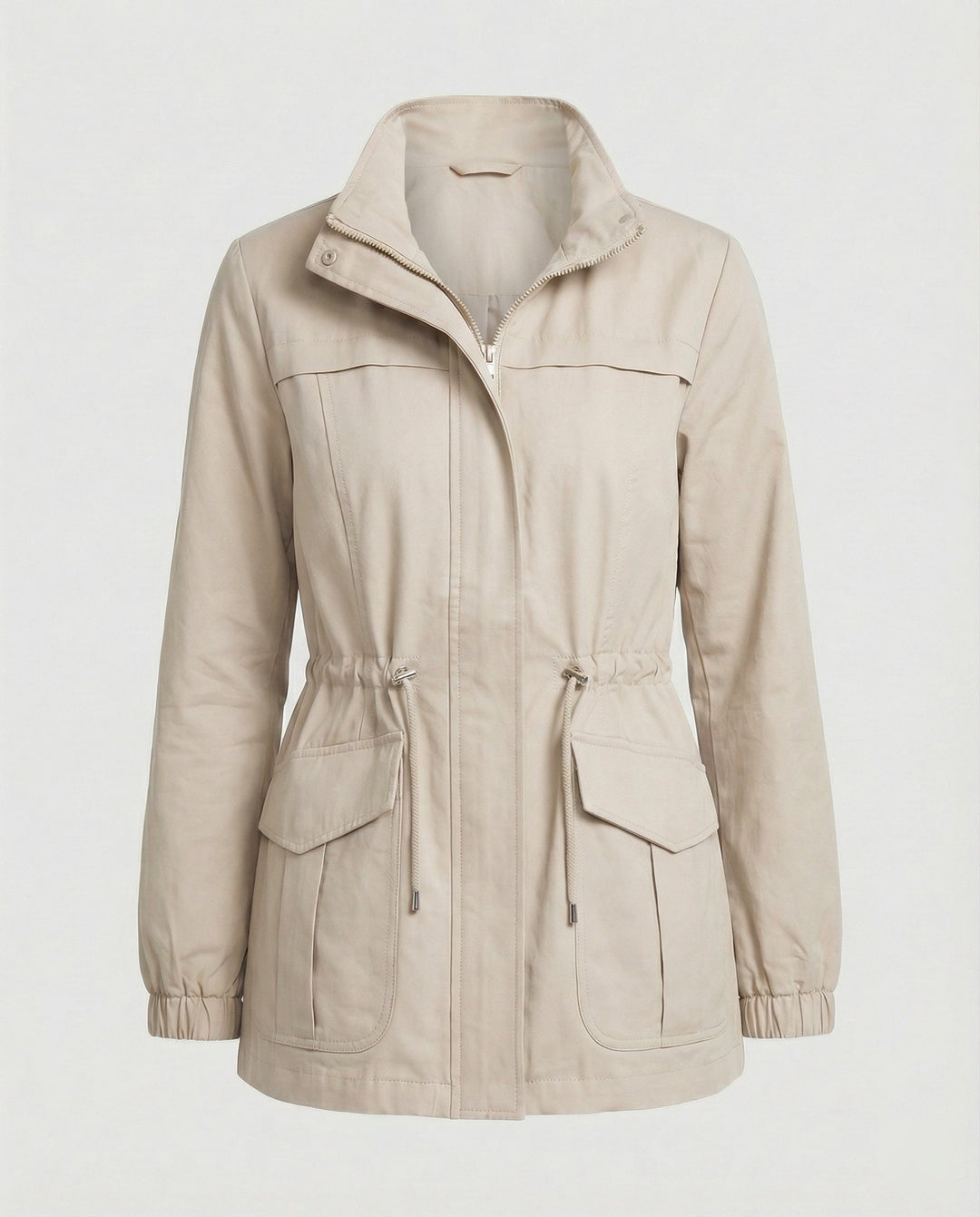 Sarah | Damen Utility Jacke mit Kordelzug