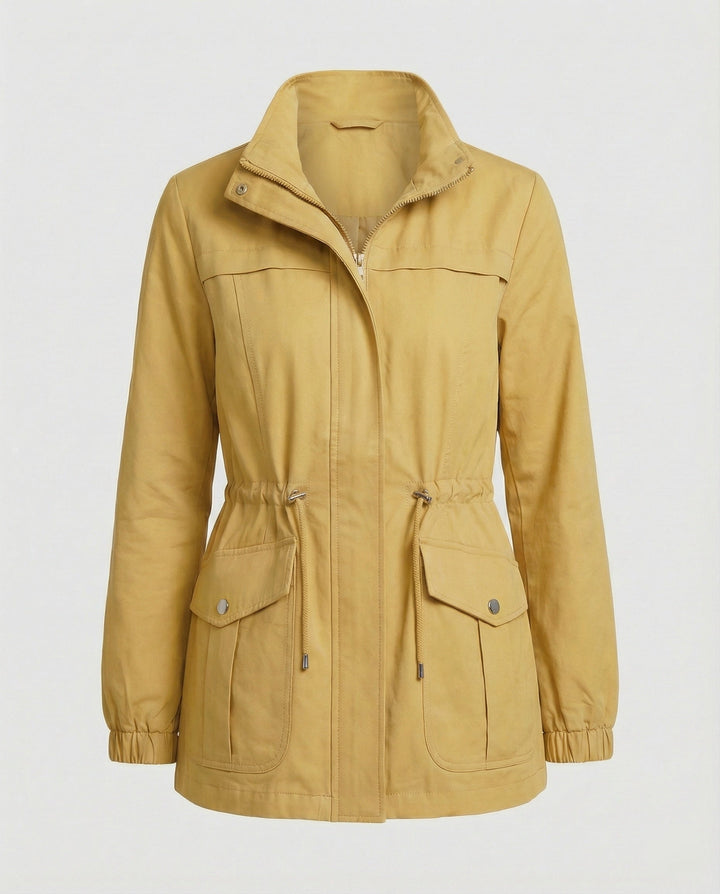 Sarah | Damen Utility Jacke mit Kordelzug