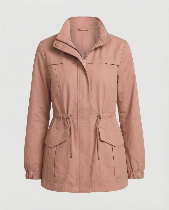 Sarah | Damen Utility Jacke mit Kordelzug