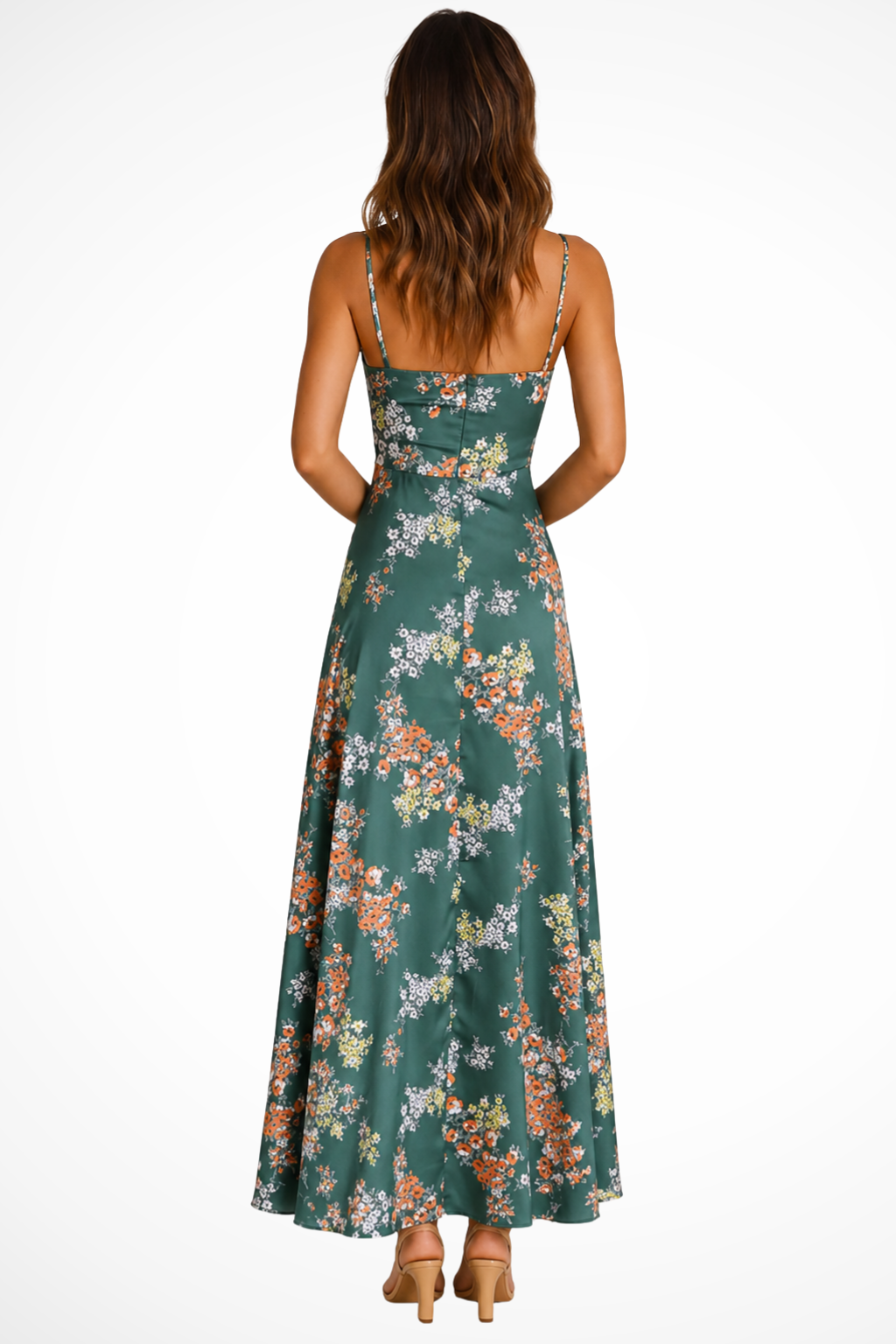 Selina | Damen Geblümtes Maxikleid