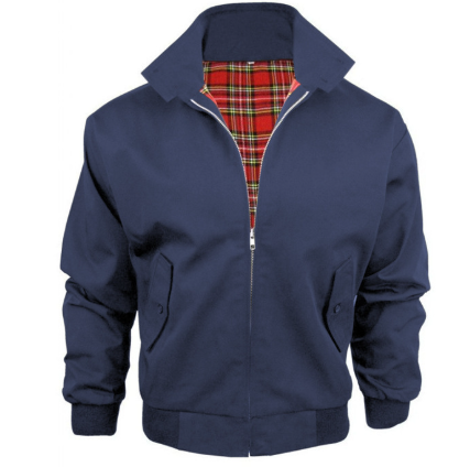 Simon | Veste Harrington pour homme avec fermeture éclair