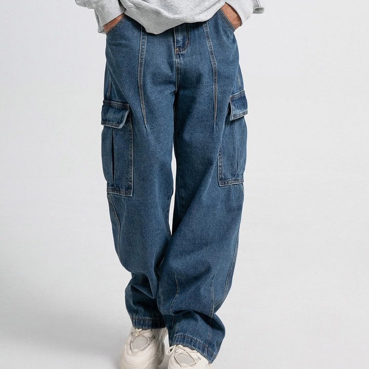 Simon | Jean cargo loose fit pour homme