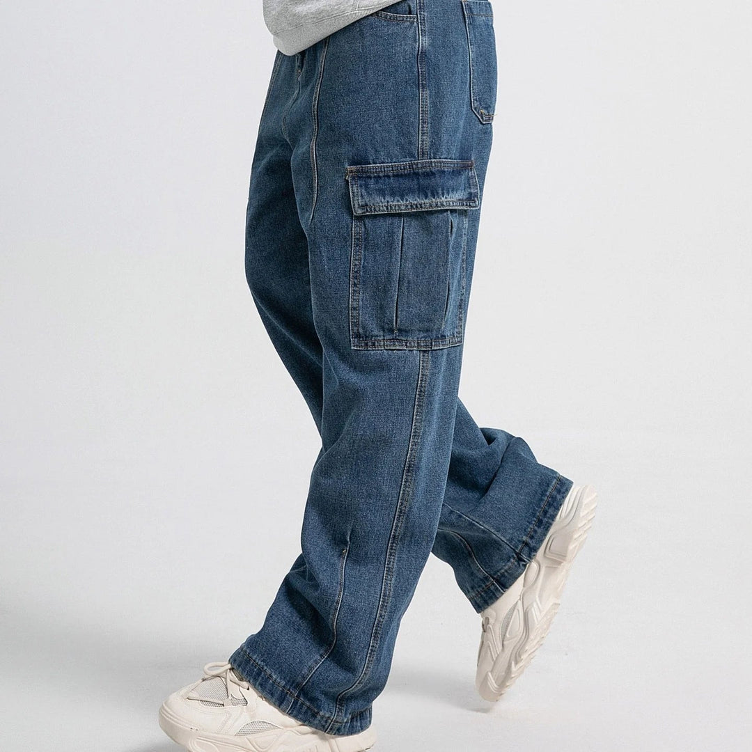 Simon | Jean cargo loose fit pour homme