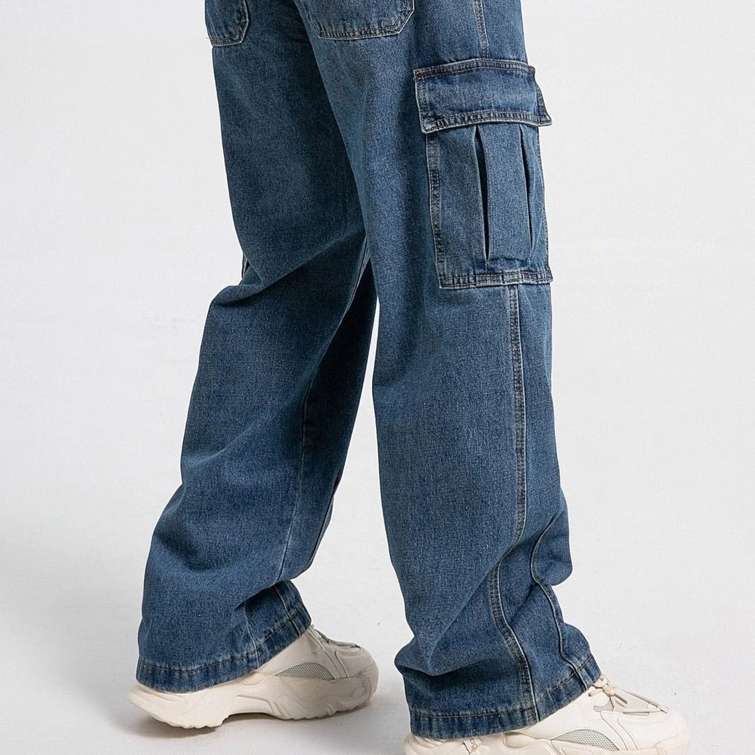 Simon | Jean cargo loose fit pour homme