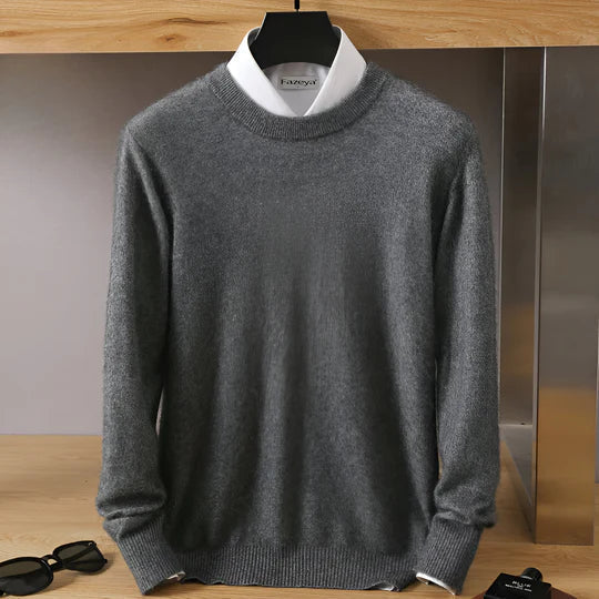 Stefan | Pull en maille à col rond pour homme