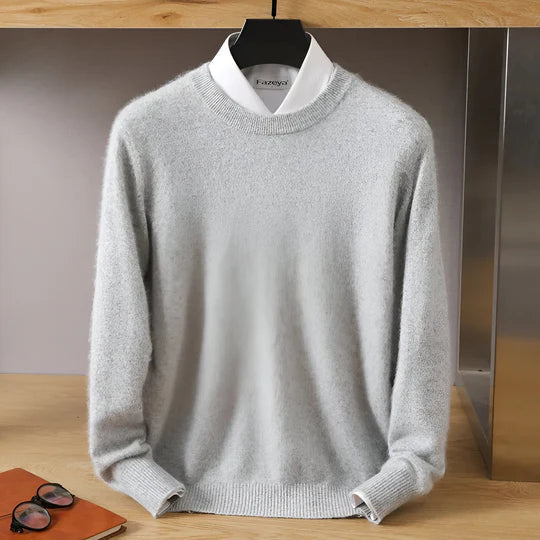 Stefan | Pull en maille à col rond pour homme