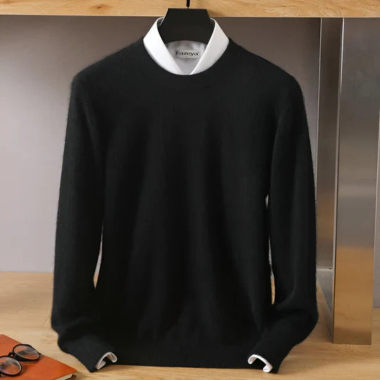 Stefan | Pull en maille à col rond pour homme