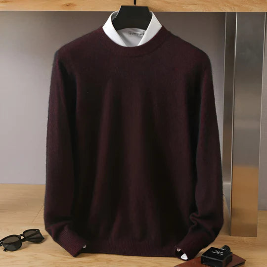 Stefan | Pull en maille à col rond pour homme