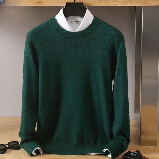 Stefan | Pull en maille à col rond pour homme