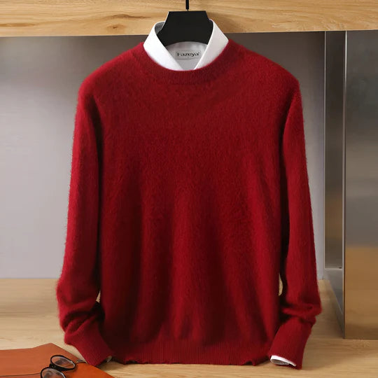 Stefan | Pull en maille à col rond pour homme