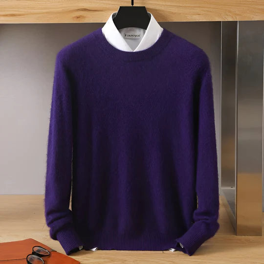 Stefan | Pull en maille à col rond pour homme