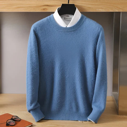 Stefan | Pull en maille à col rond pour homme