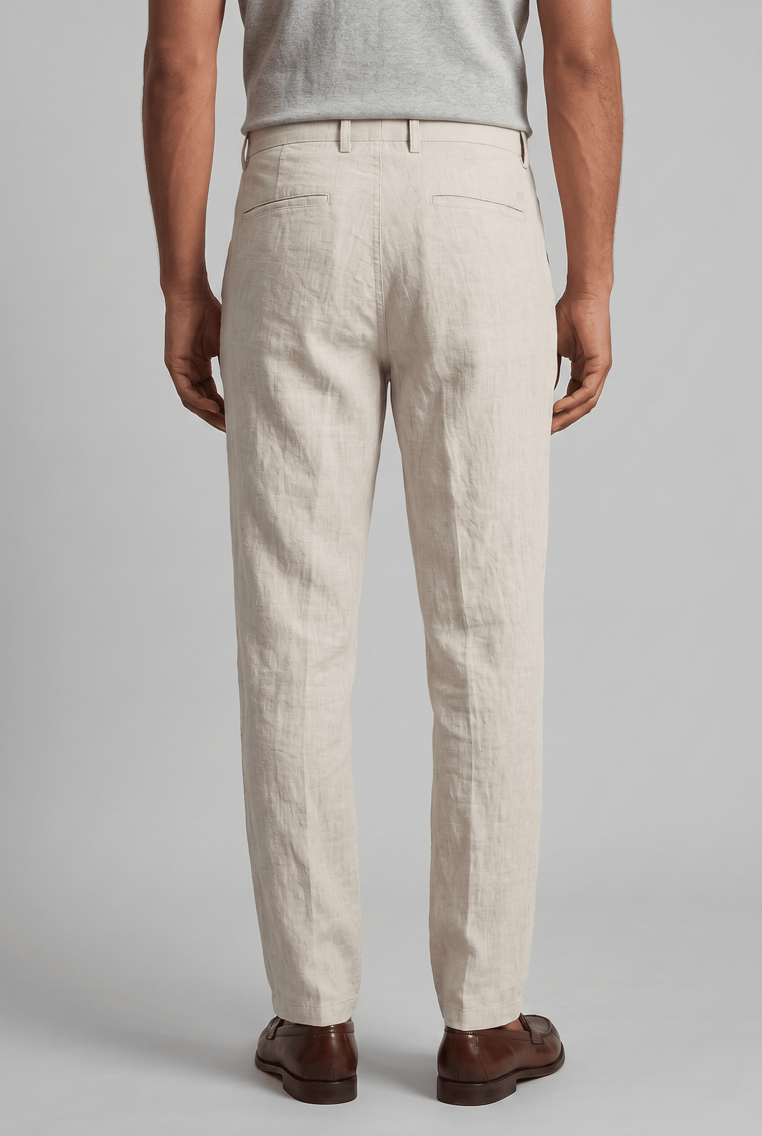 Stefan | Herren Slim Fit Leinen Chino