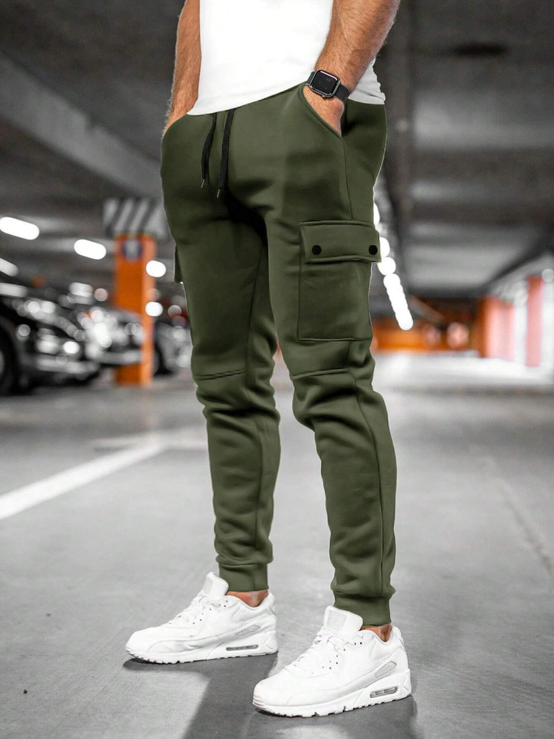 Tobias | Pantalon cargo jogger pour homme avec cordon de serrage