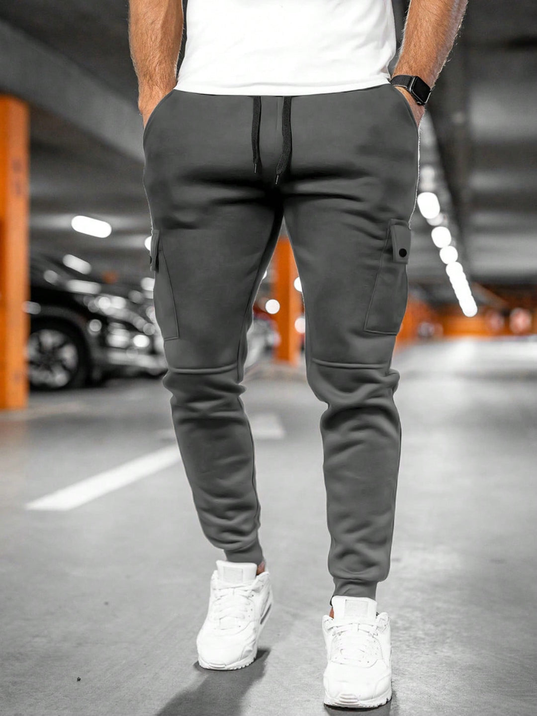 Tobias | Pantalon cargo jogger pour homme avec cordon de serrage
