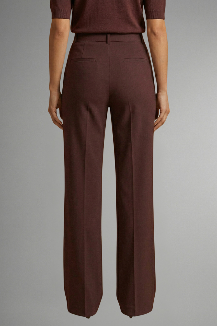Valentina | Pantalon droit taille haute pour femme