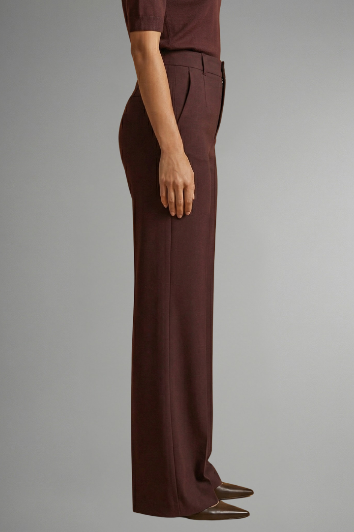 Valentina | Pantalon droit taille haute pour femme