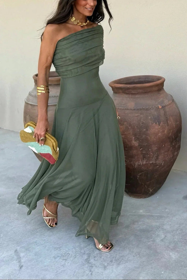 Valentina | Women's One-Shoulder Maxi Dress