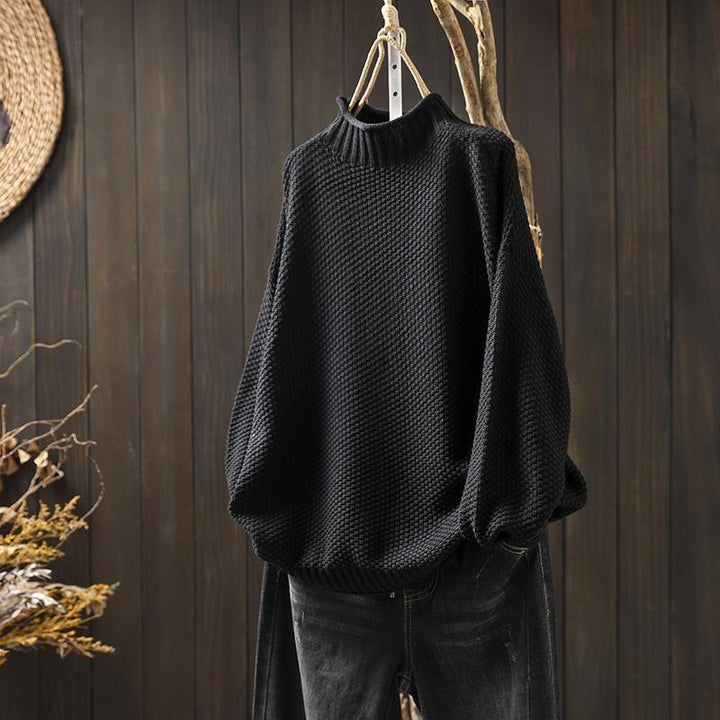 Vivienne | Pull en grosse maille à col roulé pour femme